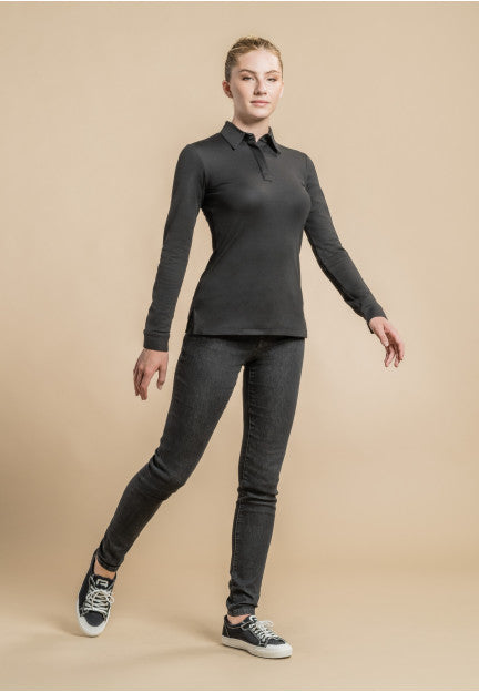 UNA LONG SLEEVES BLACK