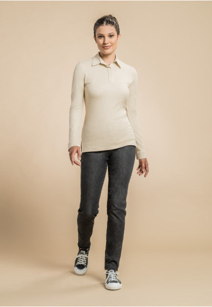 UNA LONG SLEEVES BEIGE